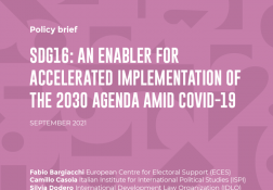 Policy Brief - Mise en oeuvre de l'Agenda 2030 au coeur de la COVID-19